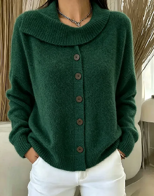 CLEARANCE SALE🔥Women's Cozy Button-Up Knit Cardigan