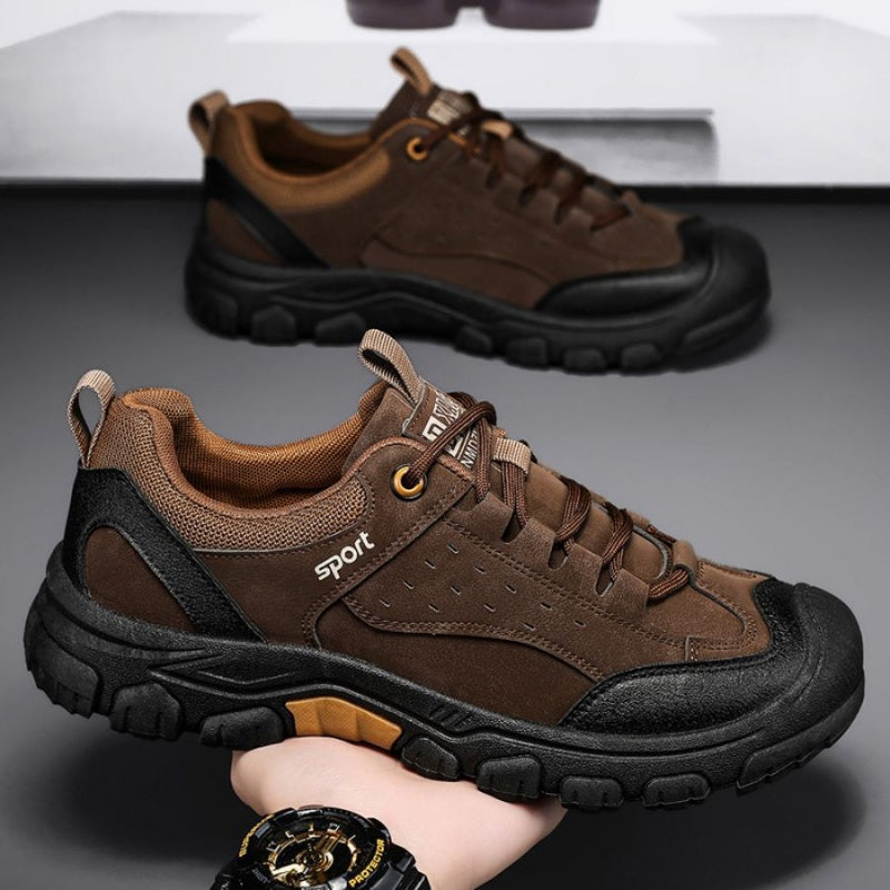 ⏰Limited Time Offer 70%🔥Men's Genuine Leather Comfort Orthopedic Walking Shoes Hiking Shoes