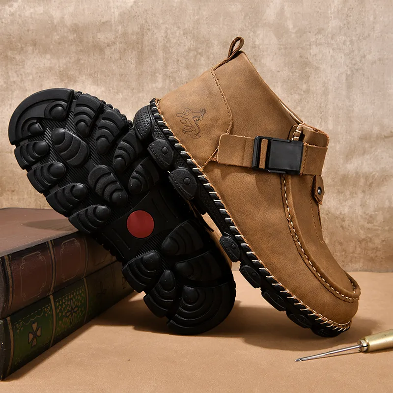 Men’s Orthopedic Safety Work Shoes – Steel Toe, Waterproof & Non-Slip, Built to Last 5 Years