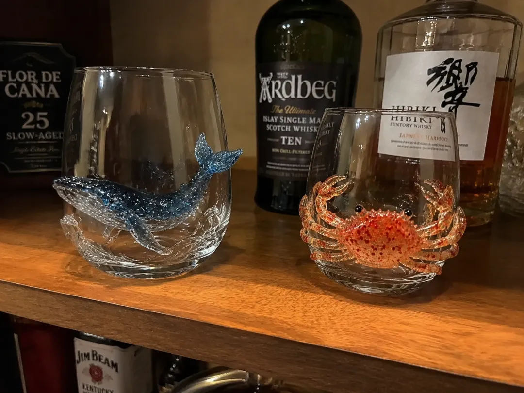 🔥 Last Day 50% OFF – 🌊 3D Ocean Animal Artisan Glassware Collection