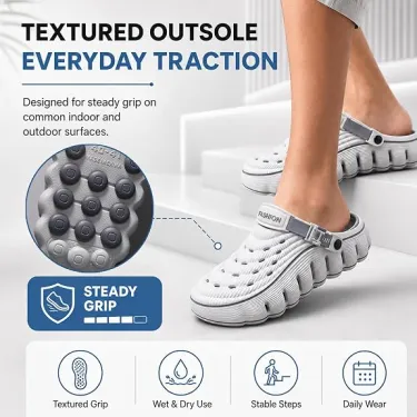 🔥New Arrivals Sale: 50% OFF🛒EVA Sports Clogs for Men Women | Light Non-Slip Sandals with Massage Insole