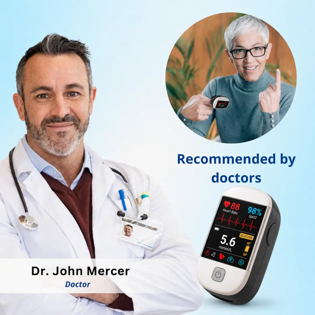 📊2026 second generation 12-in-1 smart blood medical instrument / 12 health reports - No-Prick