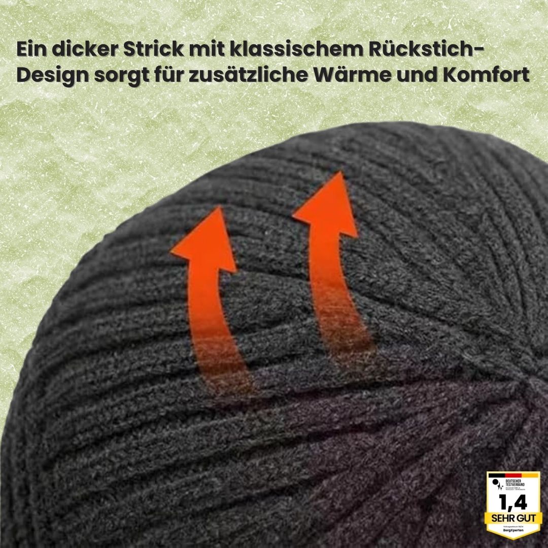 Fjordwarm – Scandinavian winter hat with ear protection (Unisex, one size fits all)