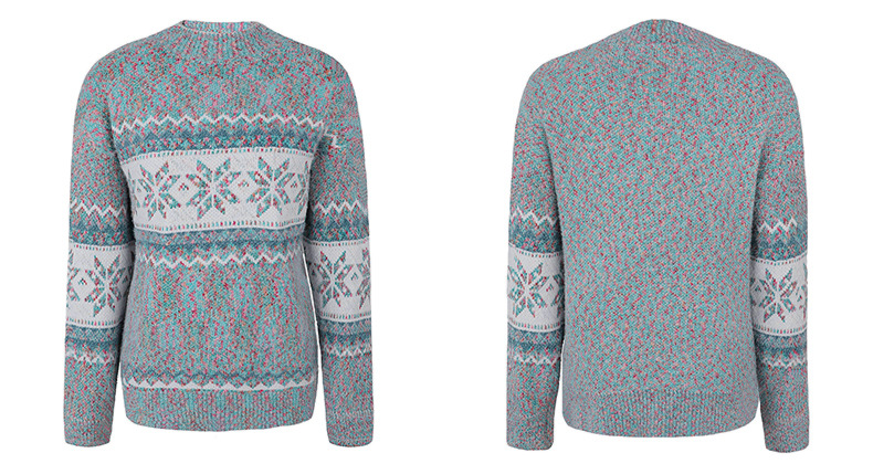 Women's New Year Sweater Fair Isle Sweater Pullover Ugly Sweater