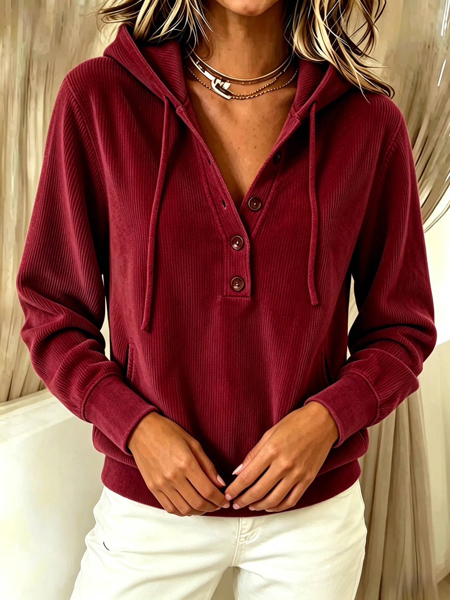 New Arrival🔥 Casual Corduroy Hoodie