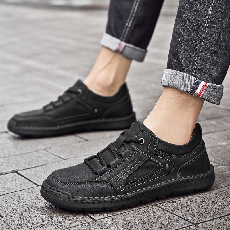 ⏰ 50% off - Men's Genuine Leather Waterproof Non-slip Orthopedic Shoes