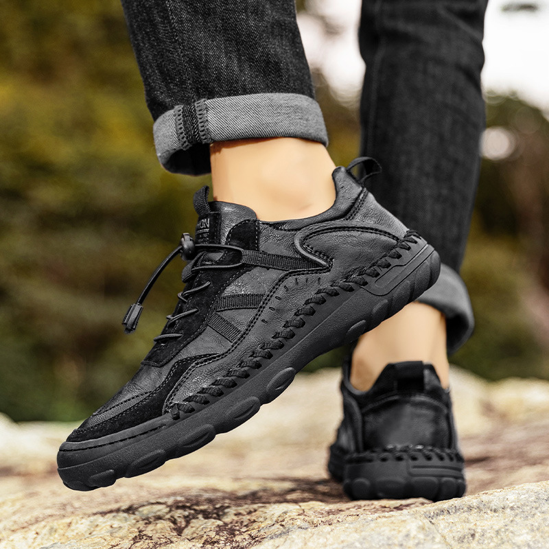 ⏰ Last day! 60% off! 🔥 Hand-stitched men's comfortable orthopedic walking leather shoes