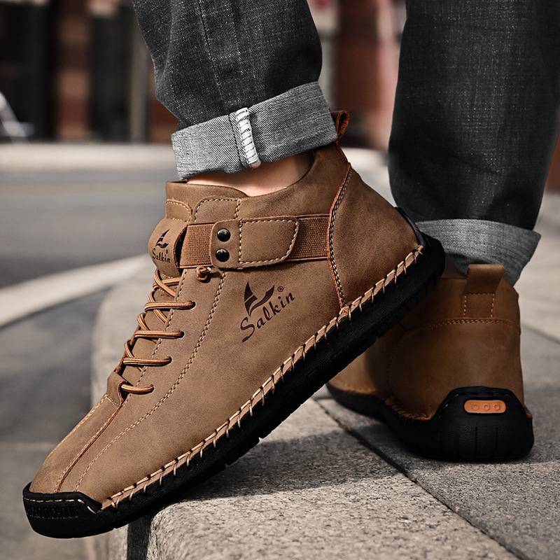 ⏰LAST DAY 70% OFF🔥Men's Casual Leather Arch Support Non-slip Wear-resistant Slip-on Loafers