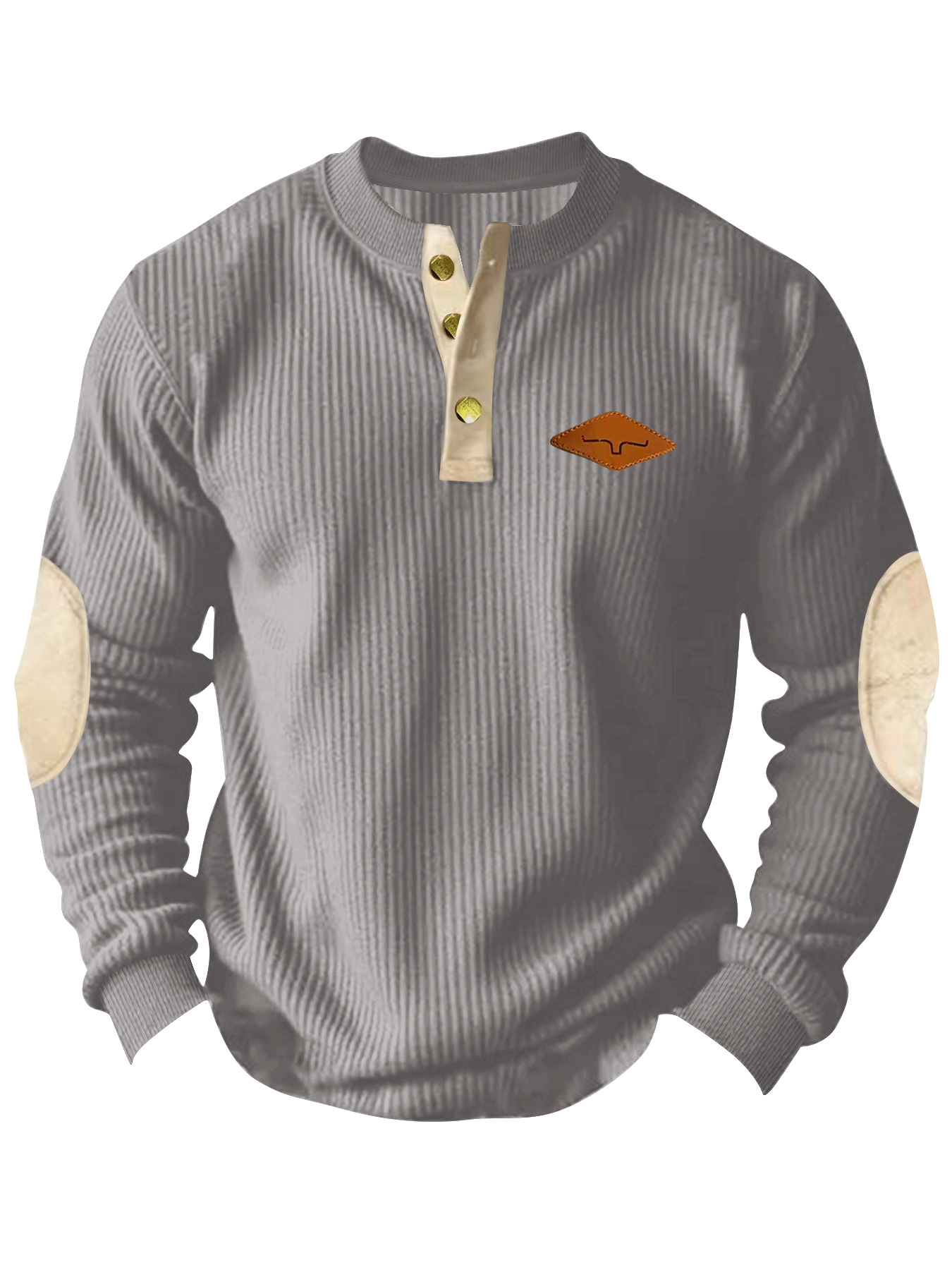 Men's new outdoor casual long-sleeved sports shirt