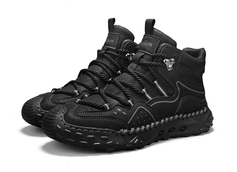 ⏰ 50% off - Men's Genuine Leather Mid-Top Non-Slip Orthopedic Shoes