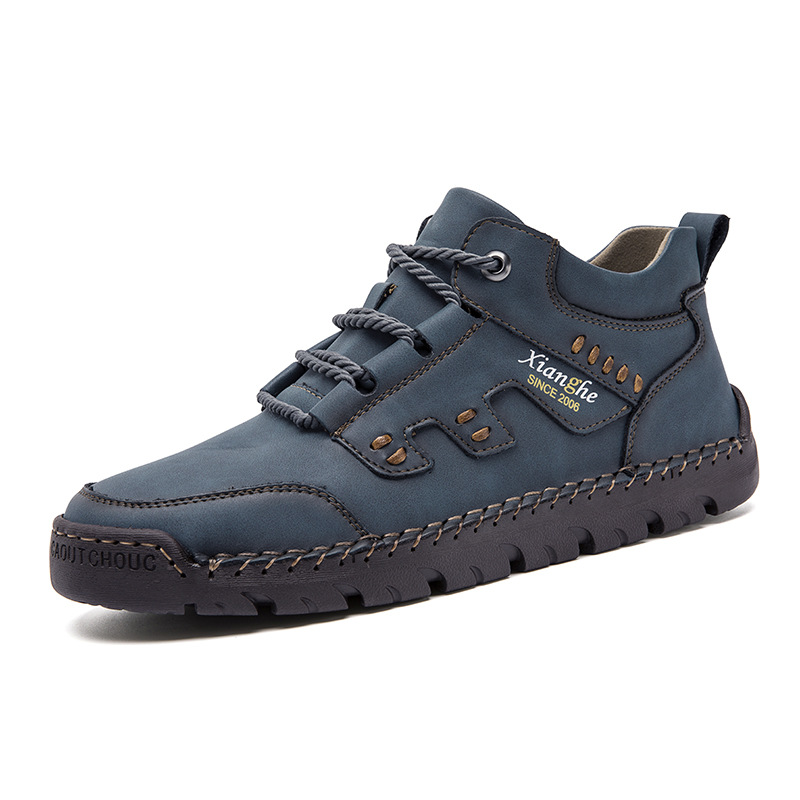 ⏰ 50% Off - 2026 New Men's High-Top Lace-Up Outdoor Leather Boots