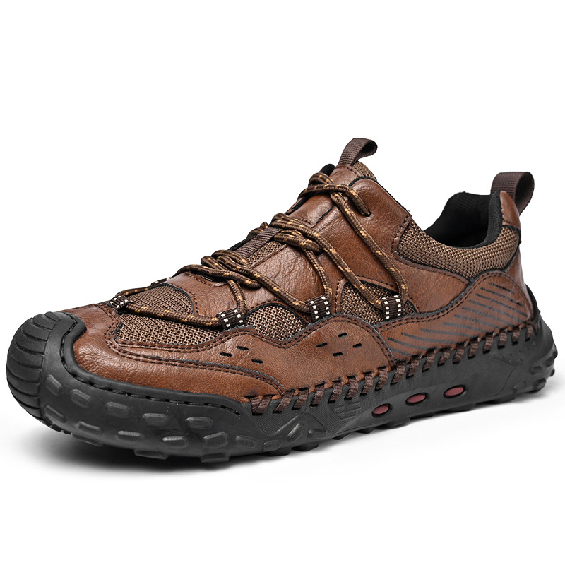 🔥Today only, 50% off!🔥 Men's genuine leather non-slip corrective shoes, for pain-free walking.