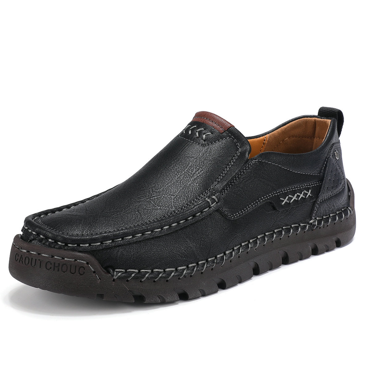 ⏰ Limited-time 50% off! 🔥 Hand-stitched men's waterproof, non-slip, orthopedic casual walking shoes for pain-free walking.