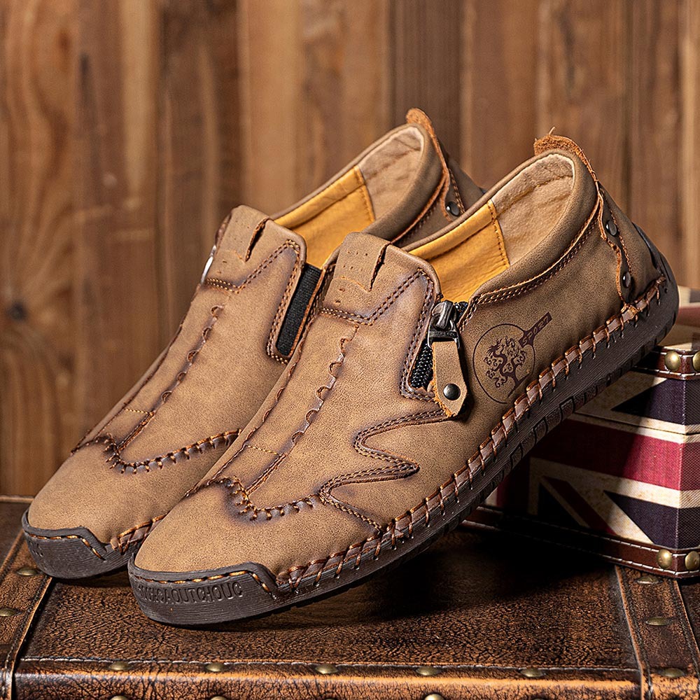 🔥Last day of sale!⏰ 50% off - Men's Genuine Leather Non-Slip Orthopedic Outdoor Shoes