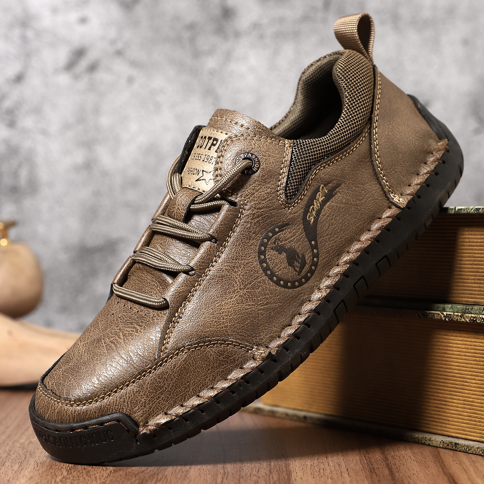 ⏰ Last day! 60% off! 🔥 Handmade men's waterproof orthopedic walking shoes