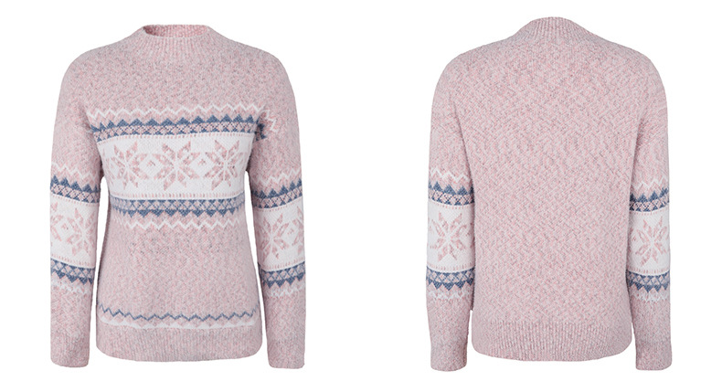 Women's New Year Sweater Fair Isle Sweater Pullover Ugly Sweater