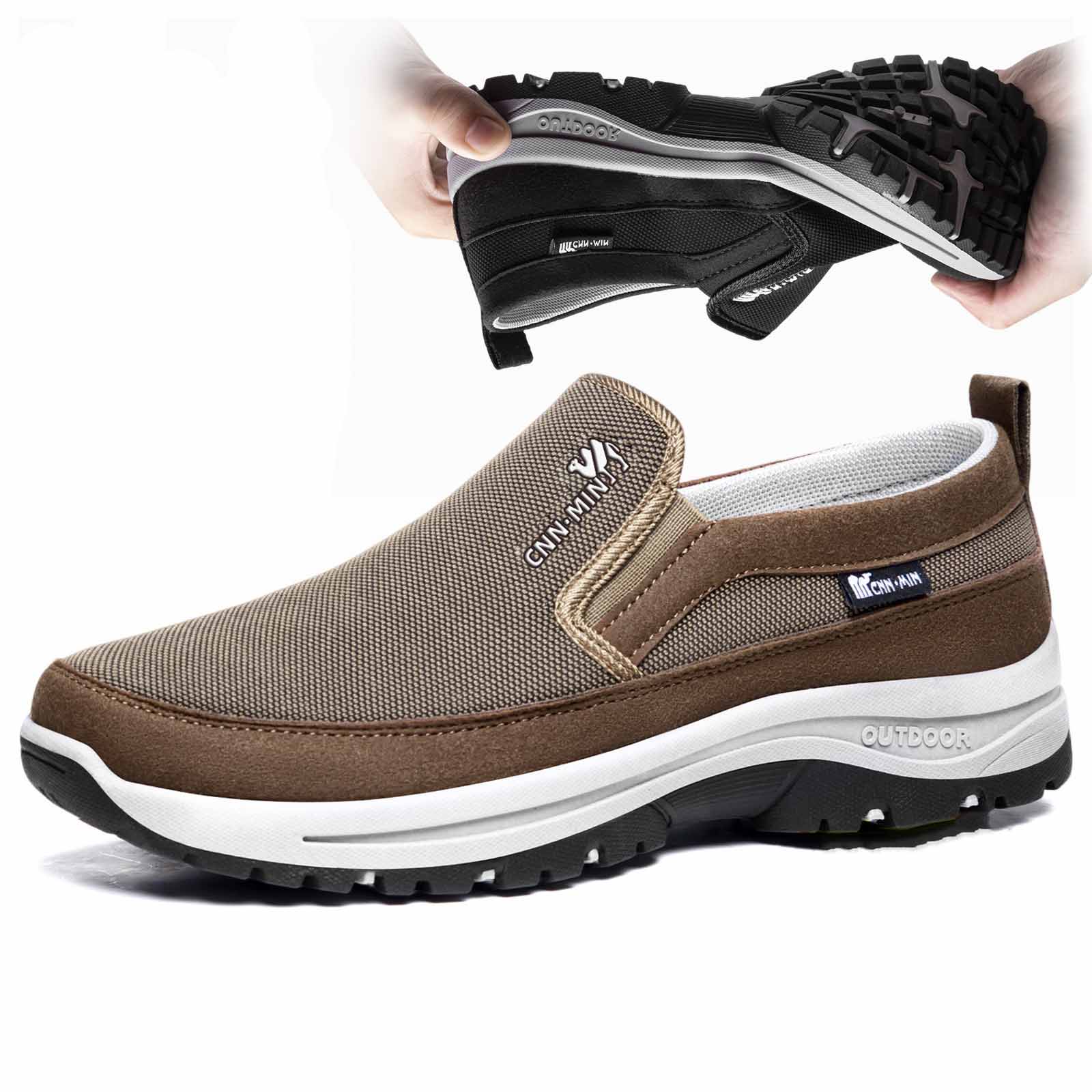 🔥LAST DAY 60% OFF🔥Men's Arch Support & Breathable and Light & Non-Slip Shoes - Proven Plantar Fasciitis, Foot and Heel Pain Relief.