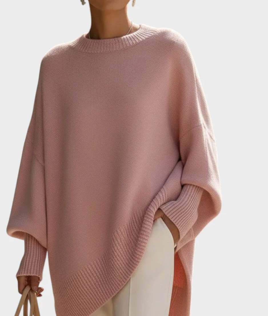  CLEARANCE SALE🔥 Women's Cozy Loose Asymmetrical Hem Sweater 
