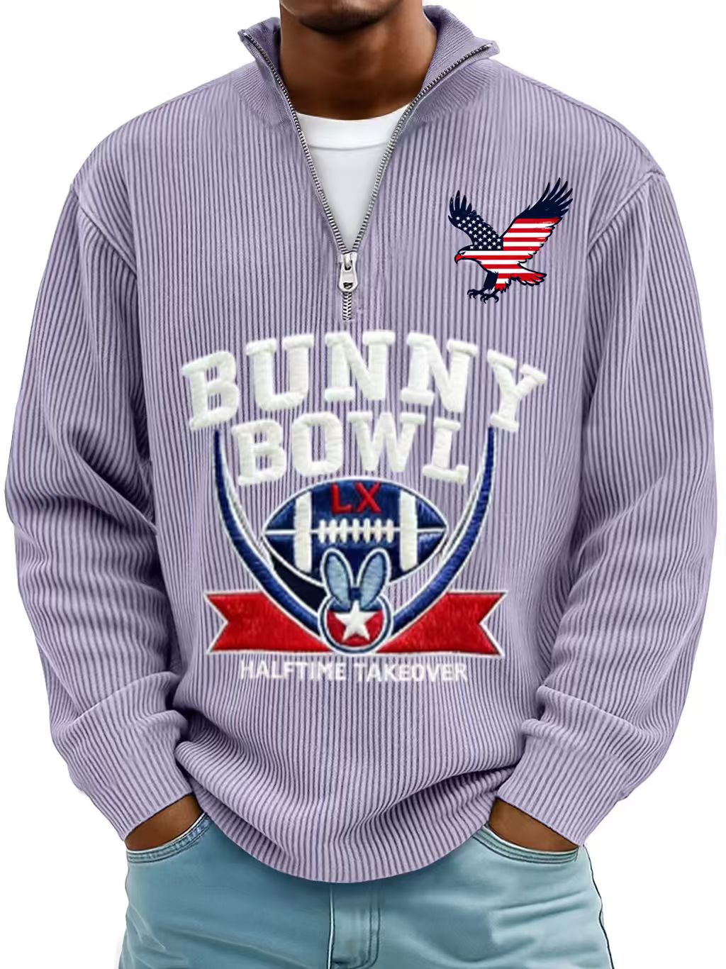 Men’s Cozy Cashmere-Blend Sweatshirt Inspired by Classic Rugby Style
