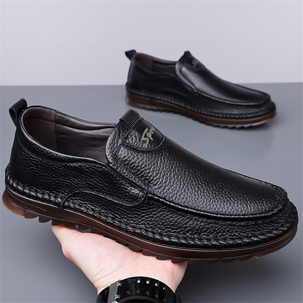 Premium Leather Men's Loafer | Handmade Slip-On Dress Shoes for Men | Genuine Leather Casual Shoes for Party Prom Wedding