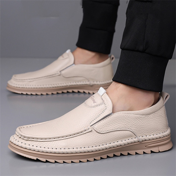 Premium Leather Men's Loafer | Handmade Slip-On Dress Shoes for Men | Genuine Leather Casual Shoes for Party Prom Wedding