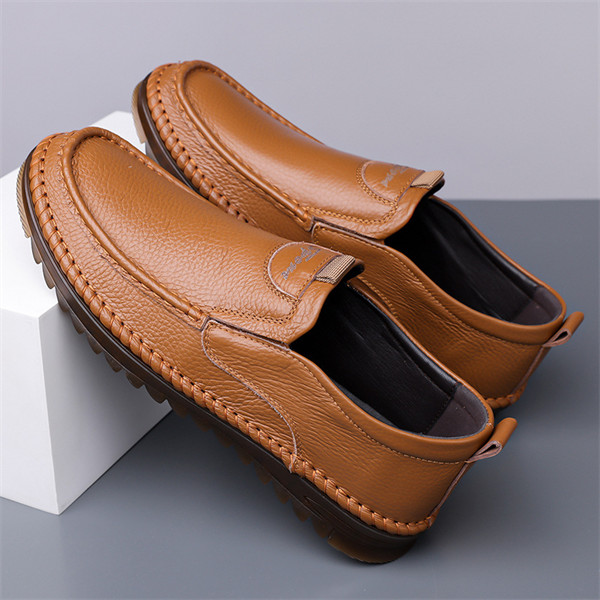 Premium Leather Men's Loafer | Handmade Slip-On Dress Shoes for Men | Genuine Leather Casual Shoes for Party Prom Wedding