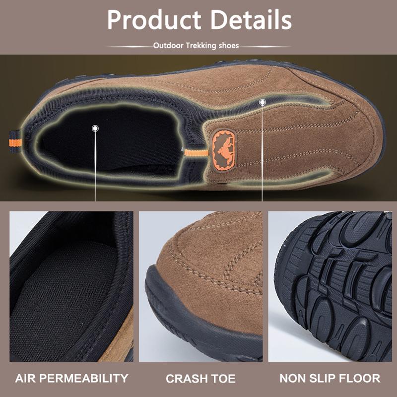 🔥LAST DAY 70% OFF🔥 Men Comfortable Waterproof Orthopedic Walking Shoes Hiking Shoes