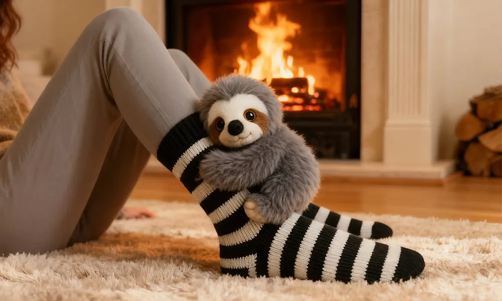 🎁 Cosy 3D Knit Animal Socks, Cute & Comfy for You or a Lovely Gift 💝