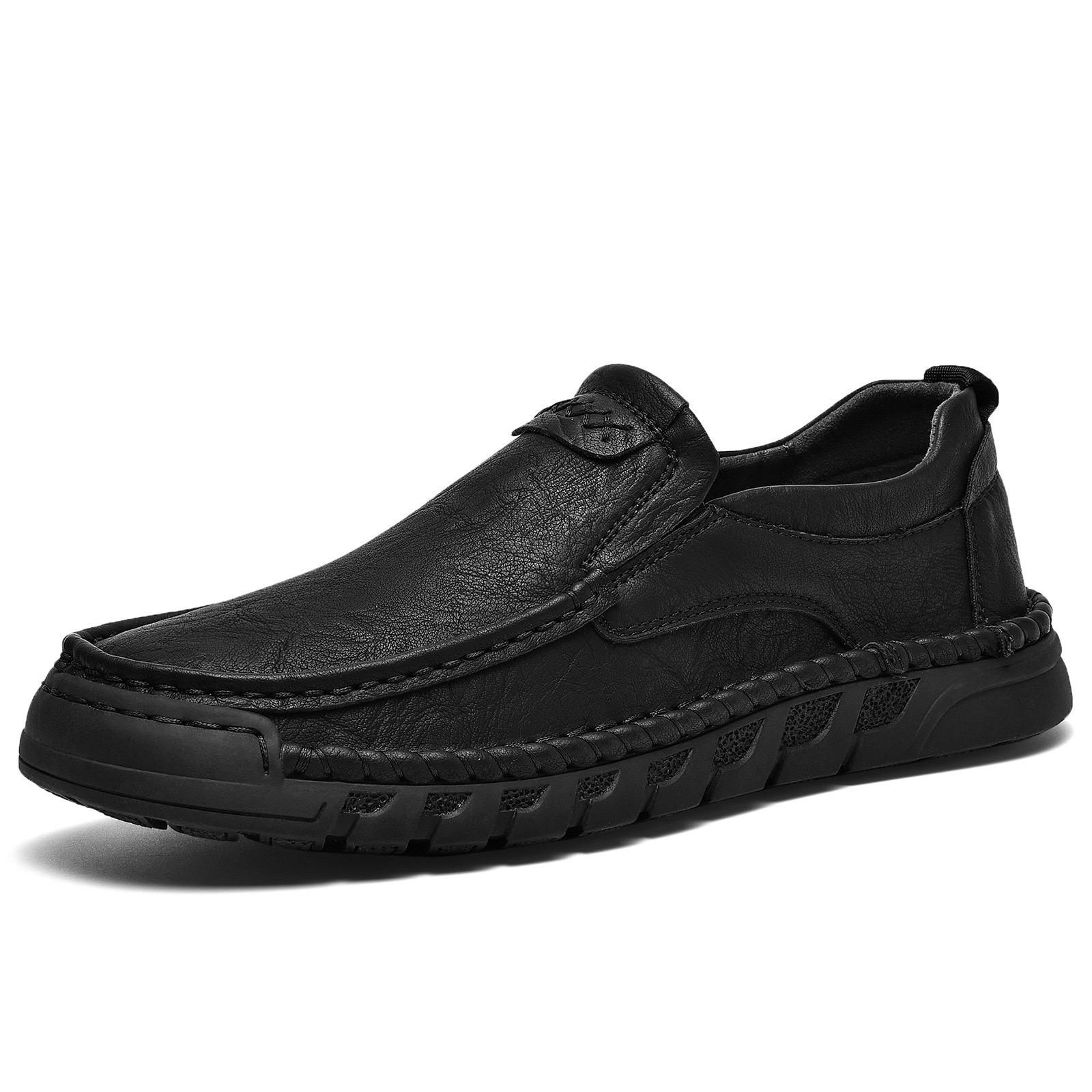 ⏰Last Day 60% OFF 🔥Men's   Leather Loafers with Arch Support & Wide Toe Box