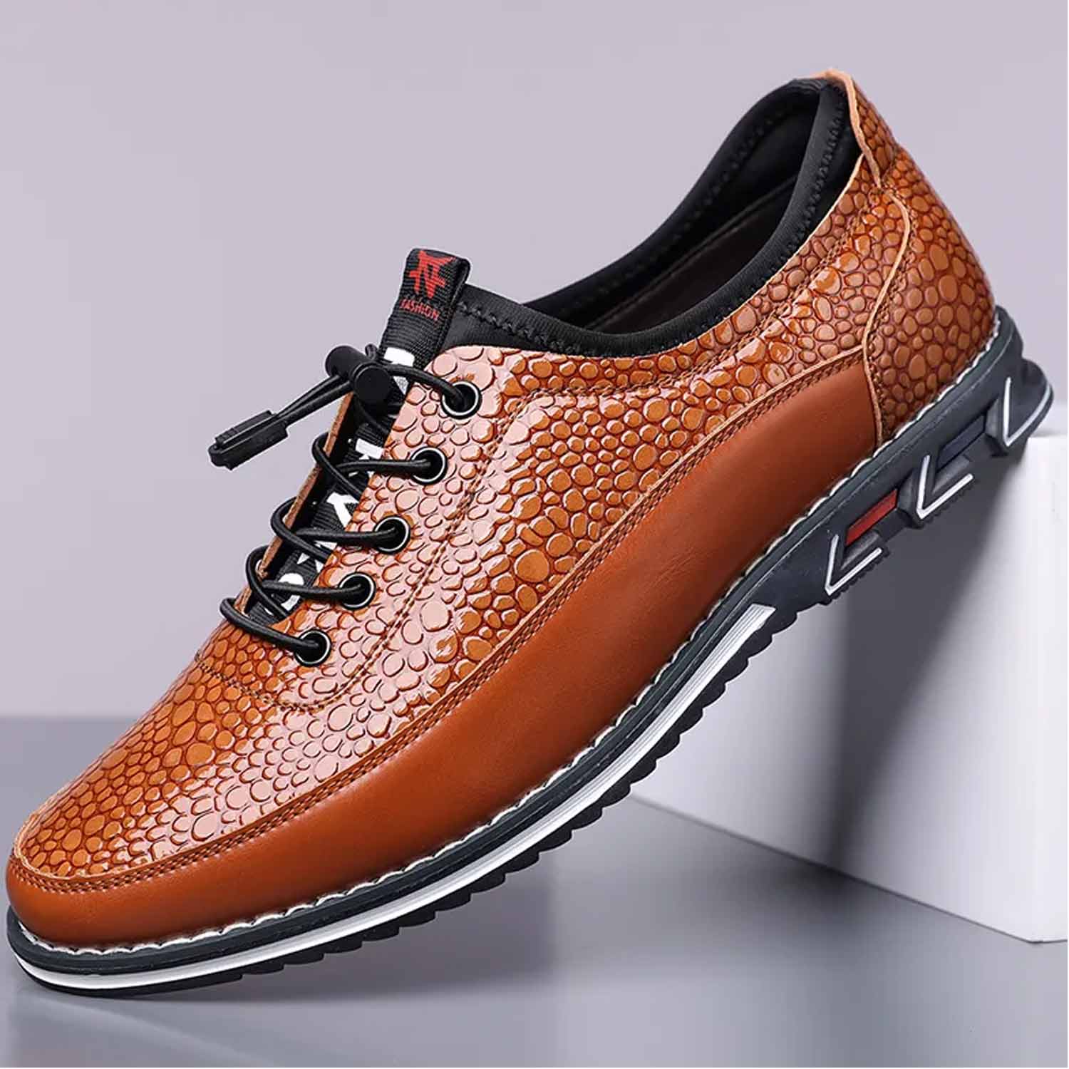 Men's Fashion Calfskin Leather Shoes