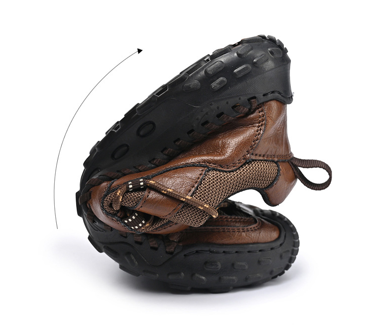 🔥Today only, 50% off!🔥 Men's genuine leather non-slip corrective shoes, for pain-free walking.