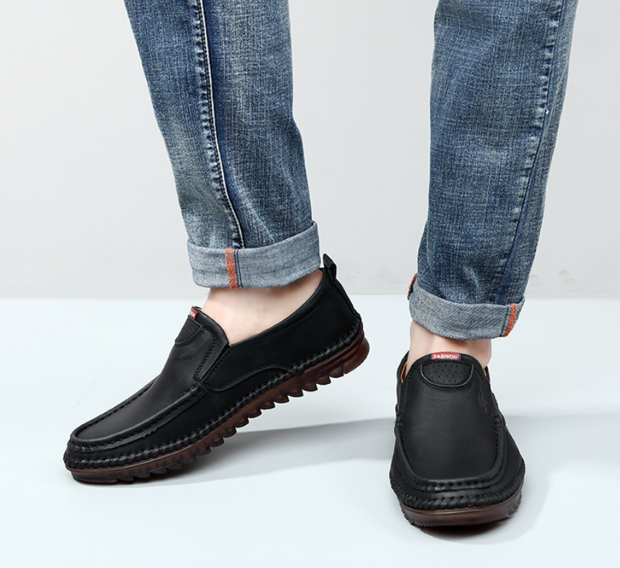 ⏰ Last day! 50% off! 🔥 Men's genuine leather non-slip breathable shoes