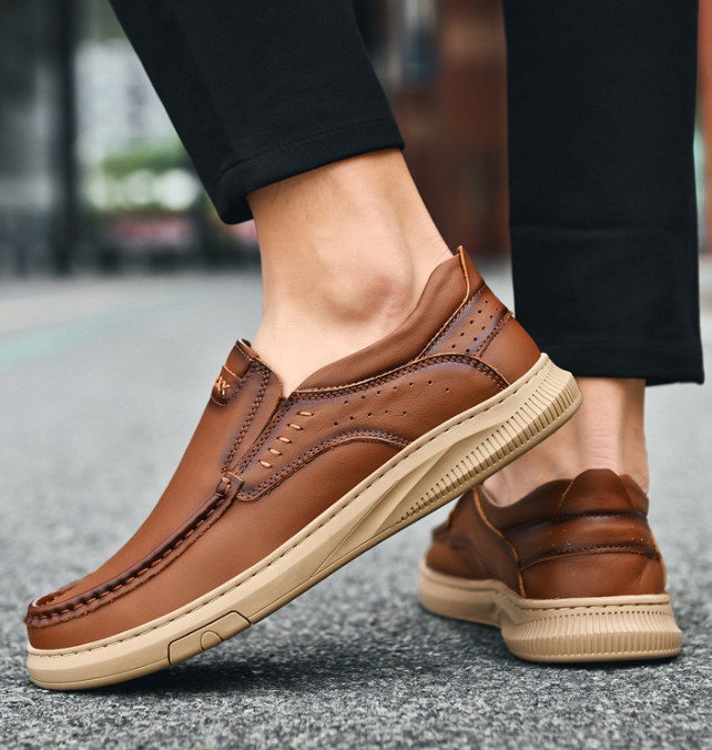 ⏰ Last day! 50% off! 🔥 Men's handmade genuine leather orthopedic shoes