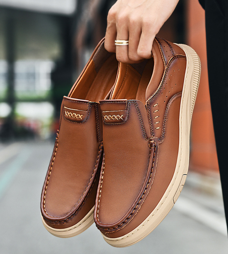 ⏰ Last day! 50% off! 🔥 Men's handmade genuine leather orthopedic shoes