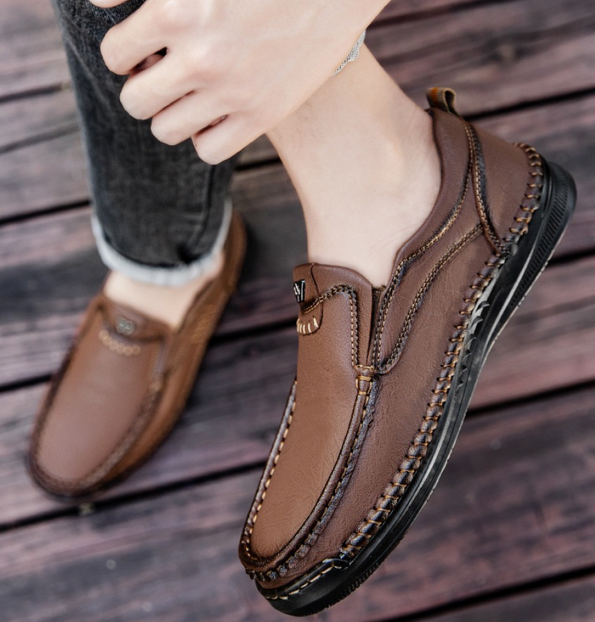 ⏰ Last day! 50% off! 🔥 Men's handmade genuine leather orthopedic pain-free walking shoes