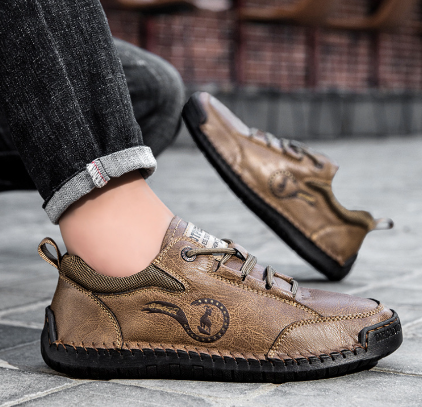 ⏰ Last day! 60% off! 🔥 Handmade men's waterproof orthopedic walking shoes