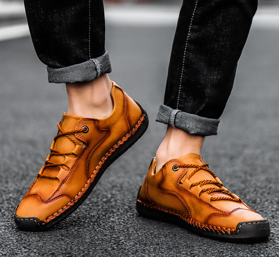 ⏰ Limited-time 60% off! 🔥 Hand-stitched men's outdoor waterproof and non-slip casual shoes / Pain-free walking shoes designed specifically for men.