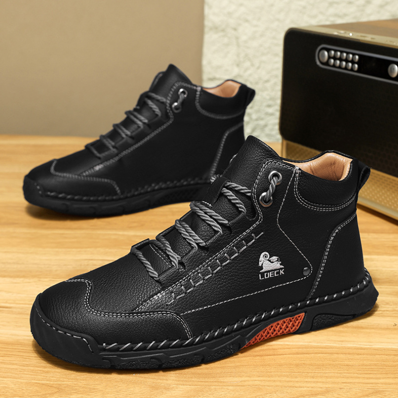 Men's handmade, waterproof, non-slip, orthopedic casual shoes
