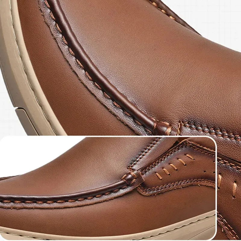 2026 new men's outdoor fashion casual leather shoes