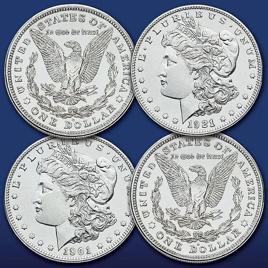 🔥Last 10 sets!!!【Complete Set】1878-1921 Morgan Silver Dollar 28PC💰