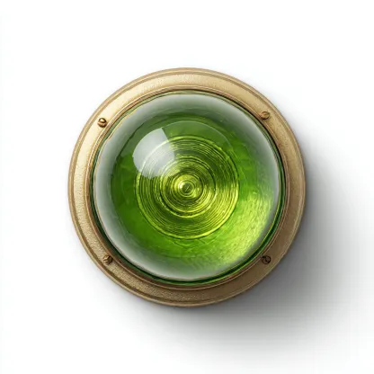 Wandlamp metaal en glas 20x20 cm - goud en groen - rond ontwerp - vintage industrieel stijl - geschikt voor gang of woonkamer-Domainixe