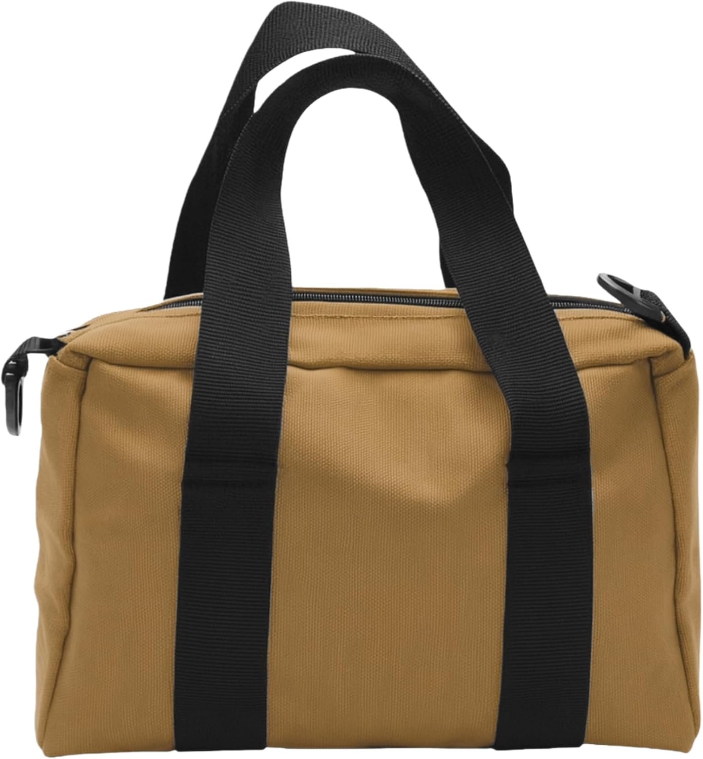 Taška na nářadí s širokým hrdlem 12 palců, odolná voskovaná plátěná taška na nářadí, velkokapacitní kabelka, multifunkční taška na organizér nářadí pro úložné klíče a kleště (hnědá/armádní zelená, 12 palců)