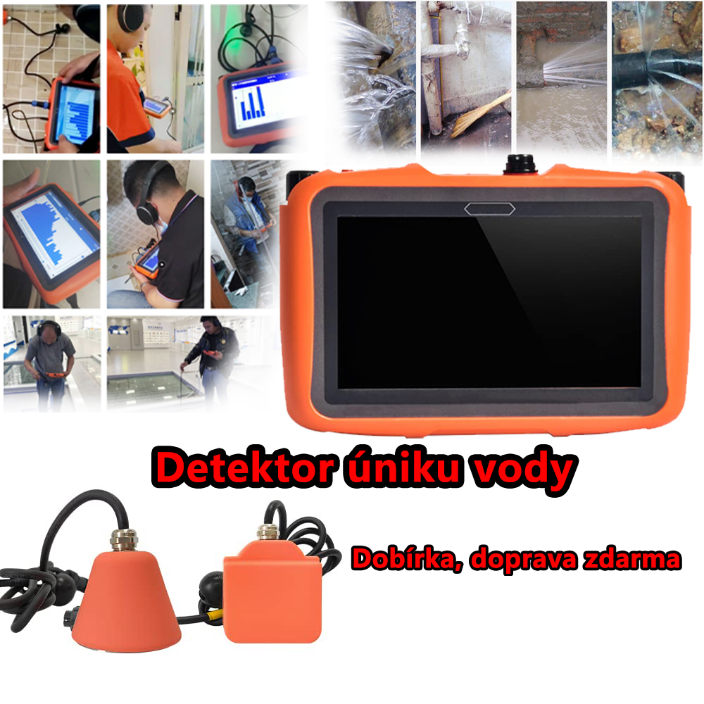 Detektory netěsností Puch, detektory netěsností podzemního potrubí Vysoce přesné detektory netěsností Detektory netěsností podlahového vytápění Instalatérské detektory netěsností