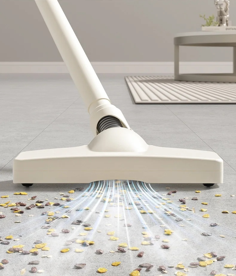 Einfache Bedienung des neuen kabellosen Staubsaugers