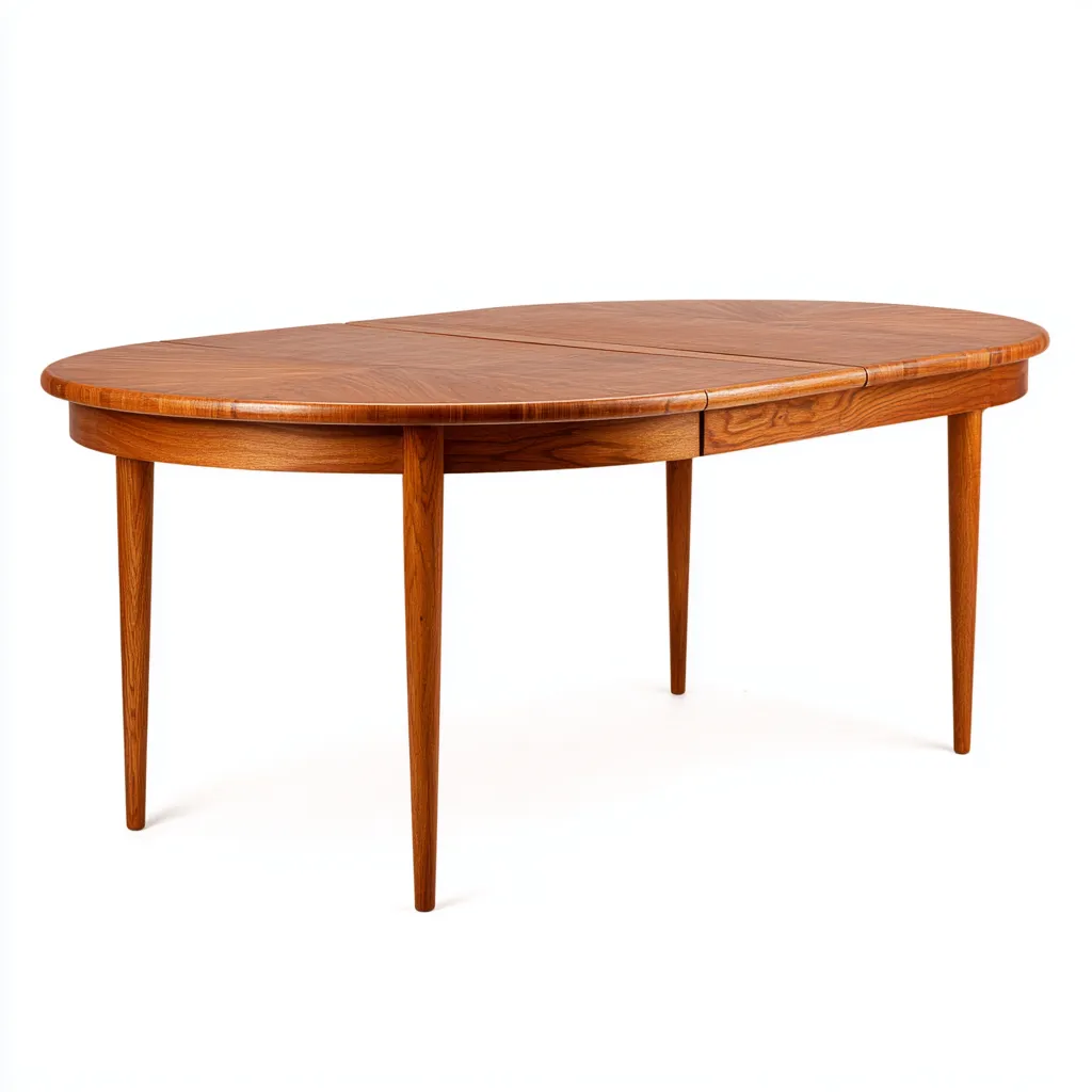 Tuintafel teakhout - 200x95x75 cm - lichtbruin - modern ontwerp-Decoroliq