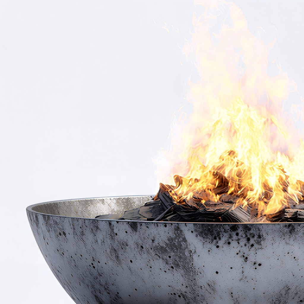 Braciere da esterno 68x68x45 cm - metallo - grigio scuro - stile industriale