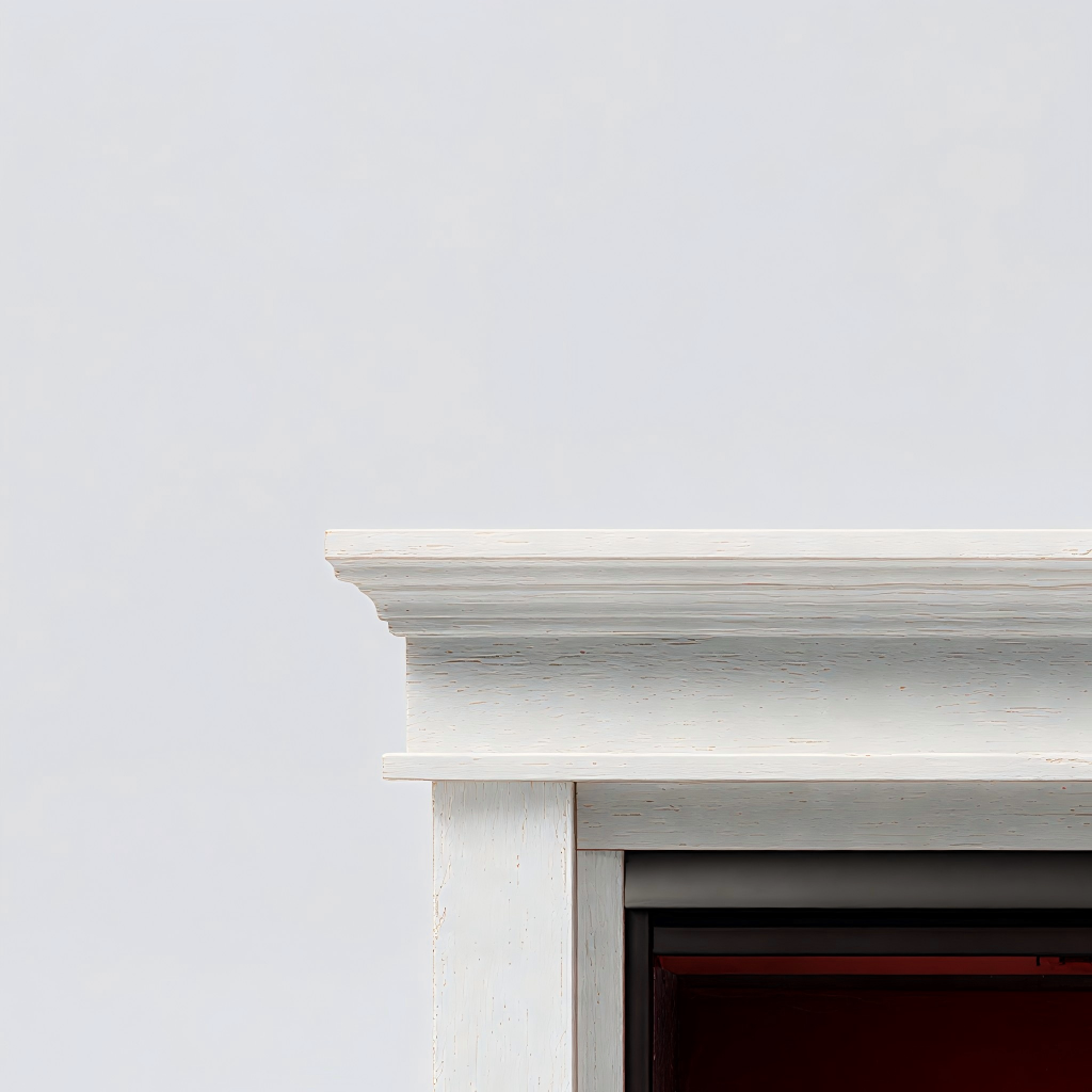 Caminetto elettrico in legno 90x30x85 cm - bianco/marrone - design classico