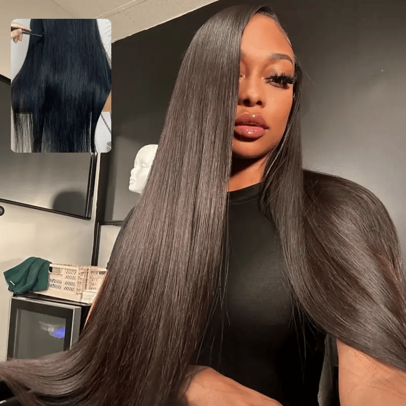 13x6 HD Lace Front Wigs Human Hair Straight 360 Full Lace Front Wigs 20-40 Inch Human Hair Pre Plucked Straight Wigs Human Hair