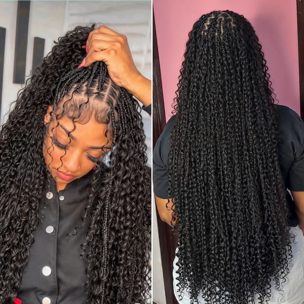 Rovess Human Hair Bulk Kinky Curly for Boho Braiding
