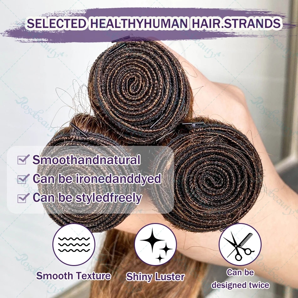 4/27 Highlight 10A Human Hair Bundles Body Wave Bundles 16–30'' Virgin Human Hair — Buy & Get Free  16'' HD Lace Closure
